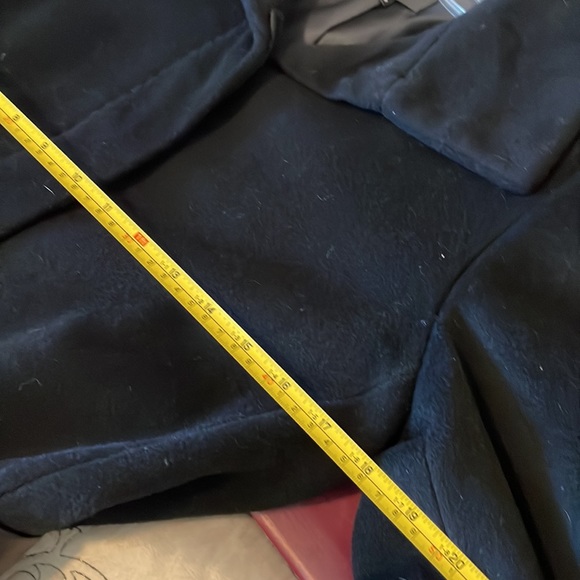 Ellen Tracy Long Black Belted Wool Wrap Coat. Women’s Size 2. - Picture 15 of 16